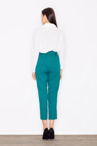 Spodnie Damskie Model M523 Green - Figl — zdjęcie 3