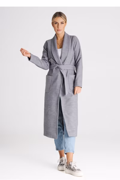 Płaszcz Damski Model M991 Grey - Figl — zdjęcie 1