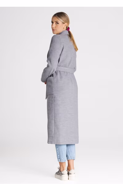 Płaszcz Damski Model M991 Grey - Figl — zdjęcie 3
