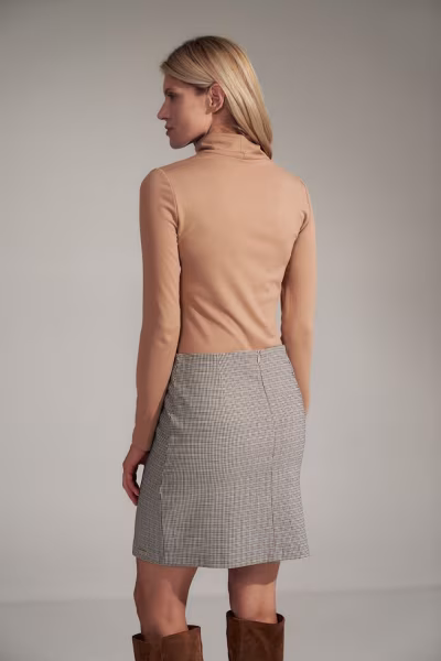 Bluzka Model M729 Beige - Figl — zdjęcie 2