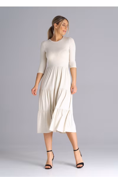 Sukienka Model M943 Beige - Figl — zdjęcie 2