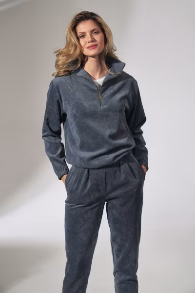 Bluza Damska Model M741 Blue - Figl — zdjęcie 1