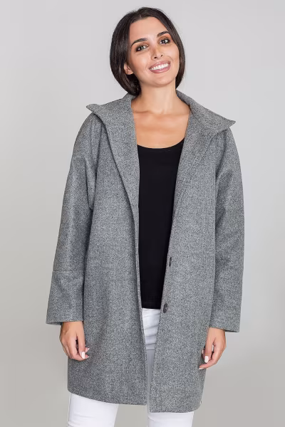 Płaszcz Damski Model M589 Grey - Figl — zdjęcie 1