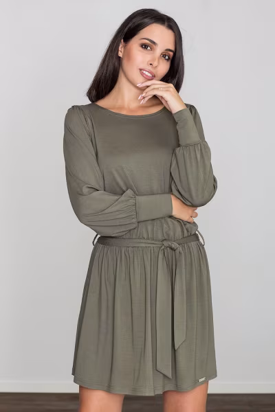 Sukienka Model M576 Oliwka - Figl — zdjęcie 1