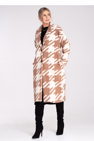 Płaszcz Damski Model M1112 Beige - Figl — zdjęcie 2