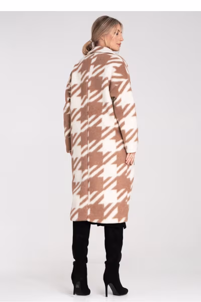 Płaszcz Damski Model M1112 Beige - Figl — zdjęcie 3