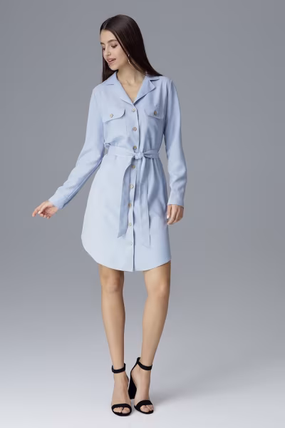 Sukienka Model M630 Sky Blue - Figl — zdjęcie 1