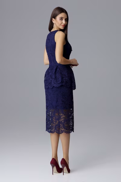 Sukienka Model M640 Navy - Figl — zdjęcie 3