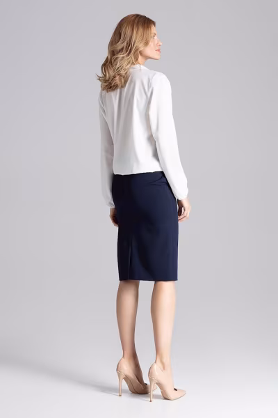 Bluzka Model M659 Ecru - Figl — zdjęcie 3