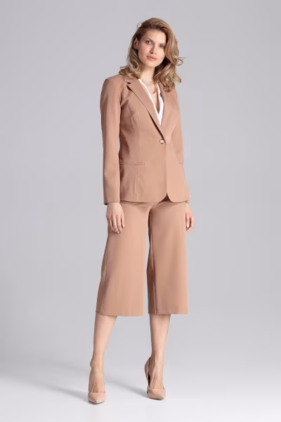 Żakiet Model M653 Brown - Figl — zdjęcie 1