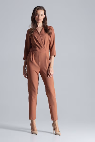 Kombinezon Damski Model M672 Brown - Figl — zdjęcie 1