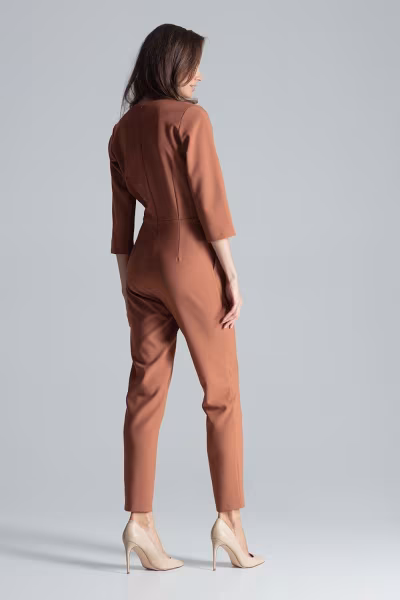 Kombinezon Damski Model M672 Brown - Figl — zdjęcie 3