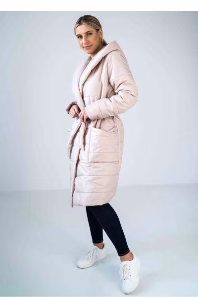 Płaszcz Damski Model M929 Beige - Figl — zdjęcie 2