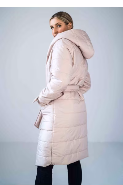 Płaszcz Damski Model M929 Beige - Figl — zdjęcie 3