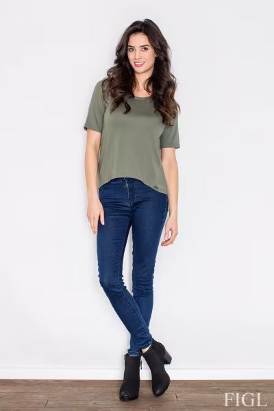 Bluzka M436 Green - Figl — zdjęcie 3