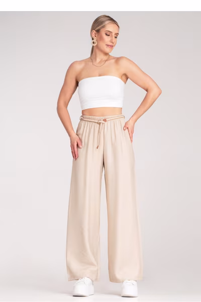 Spodnie Damskie Model M1149 Beige - Figl — zdjęcie 1