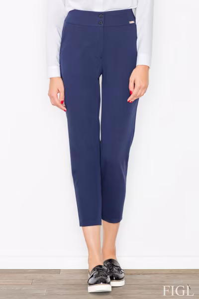 Spodnie Damskie Model M529 Navy - Figl — zdjęcie 1