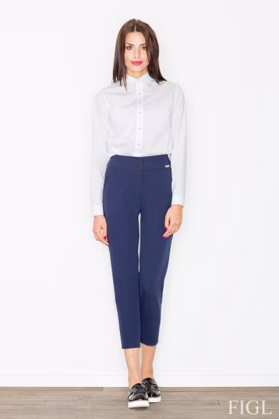 Spodnie Damskie Model M529 Navy - Figl — zdjęcie 2