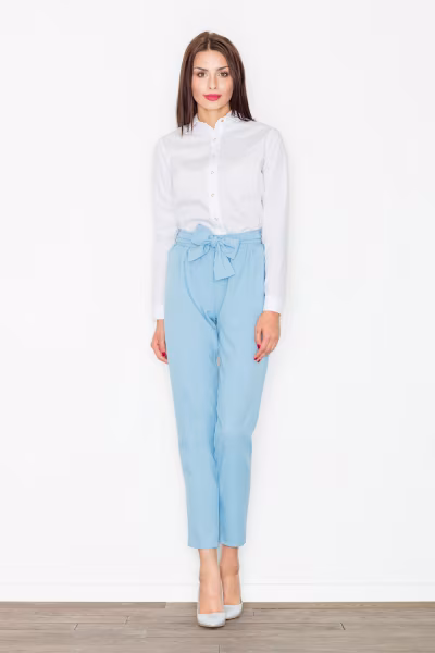 Spodnie Damskie Model M523 Blue - Figl — zdjęcie 2