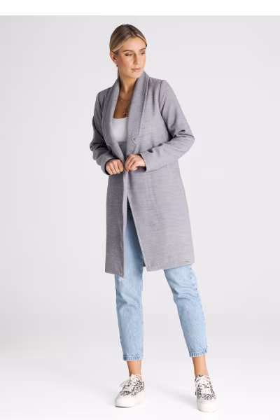 Płaszcz Damski Model M990 Grey - Figl — zdjęcie 1