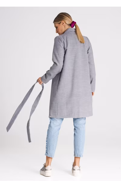 Płaszcz Damski Model M990 Grey - Figl — zdjęcie 3