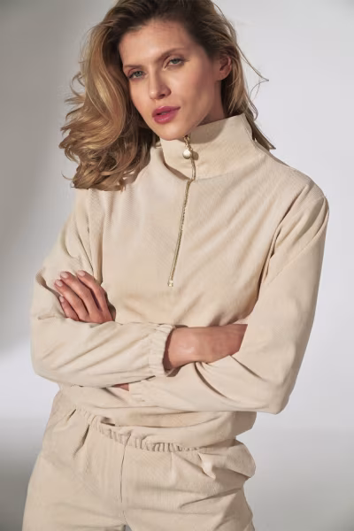 Bluza Damska Model M741 Beige - Figl — zdjęcie 1