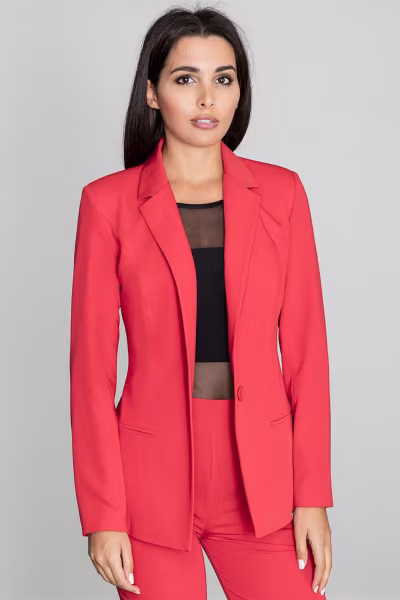 Żakiet Model M562 Red - Figl — zdjęcie 3