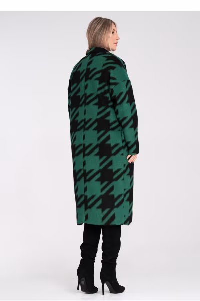 Płaszcz Damski Model M1112 Green - Figl — zdjęcie 3