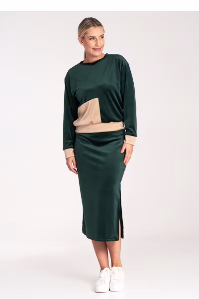 Spódnica Komplet Model M1036 Green - Figl — zdjęcie 1