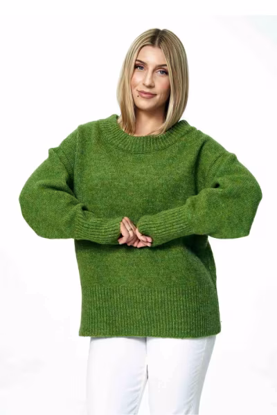Sweter Damski Model M882 Green - Figl — zdjęcie 2