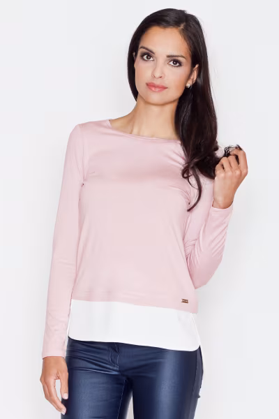 Bluzka Model 374 Pink - Figl — zdjęcie 1