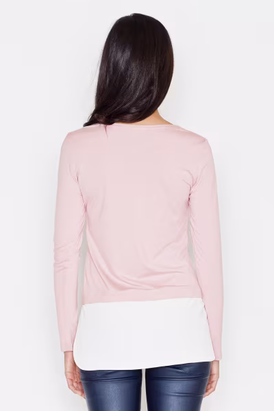 Bluzka Model 374 Pink - Figl — zdjęcie 3