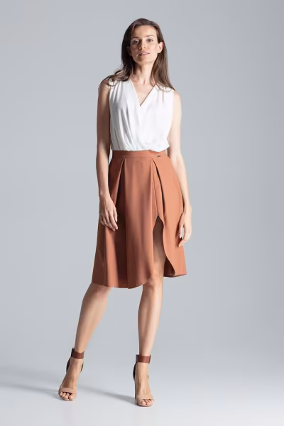 Spódnica Model M675 Brown - Figl — zdjęcie 1
