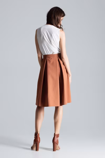 Spódnica Model M675 Brown - Figl — zdjęcie 3