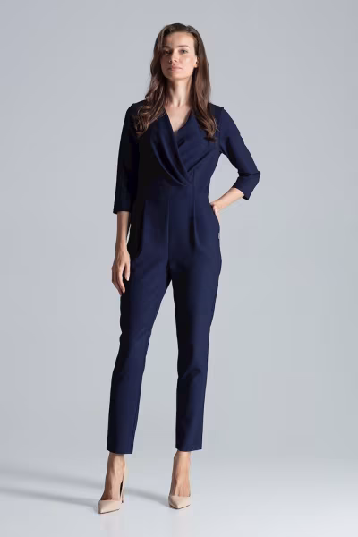 Kombinezon Damski Model M672 Navy - Figl — zdjęcie 2
