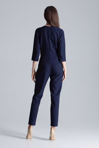 Kombinezon Damski Model M672 Navy - Figl — zdjęcie 3
