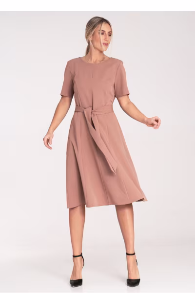 Sukienka Model M1069 Beige - Figl — zdjęcie 2