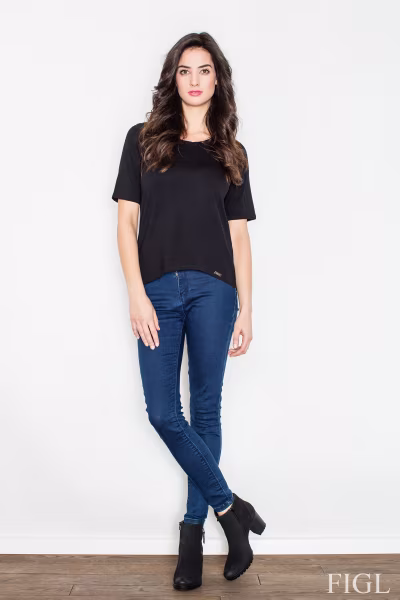 Bluzka M436 Black - Figl — zdjęcie 3