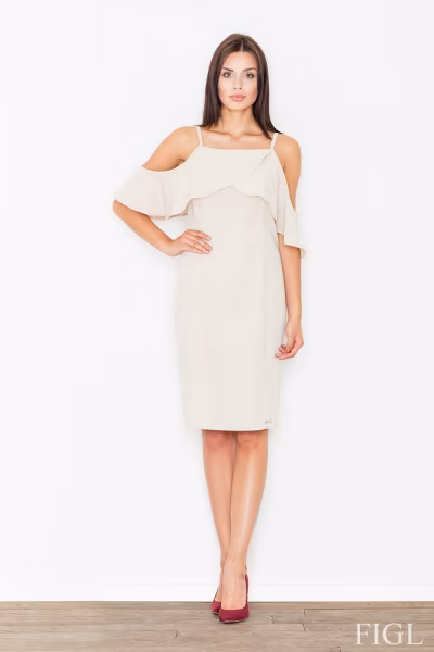 Sukienka Model M478 Beige - Figl — zdjęcie 1