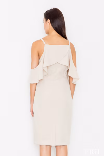 Sukienka Model M478 Beige - Figl — zdjęcie 2