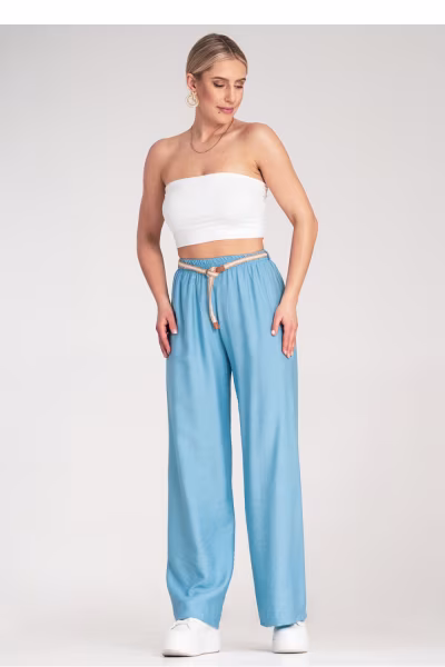 Spodnie Damskie Model M1149 Blue - Figl — zdjęcie 1