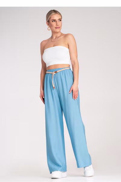 Spodnie Damskie Model M1149 Blue - Figl — zdjęcie 2