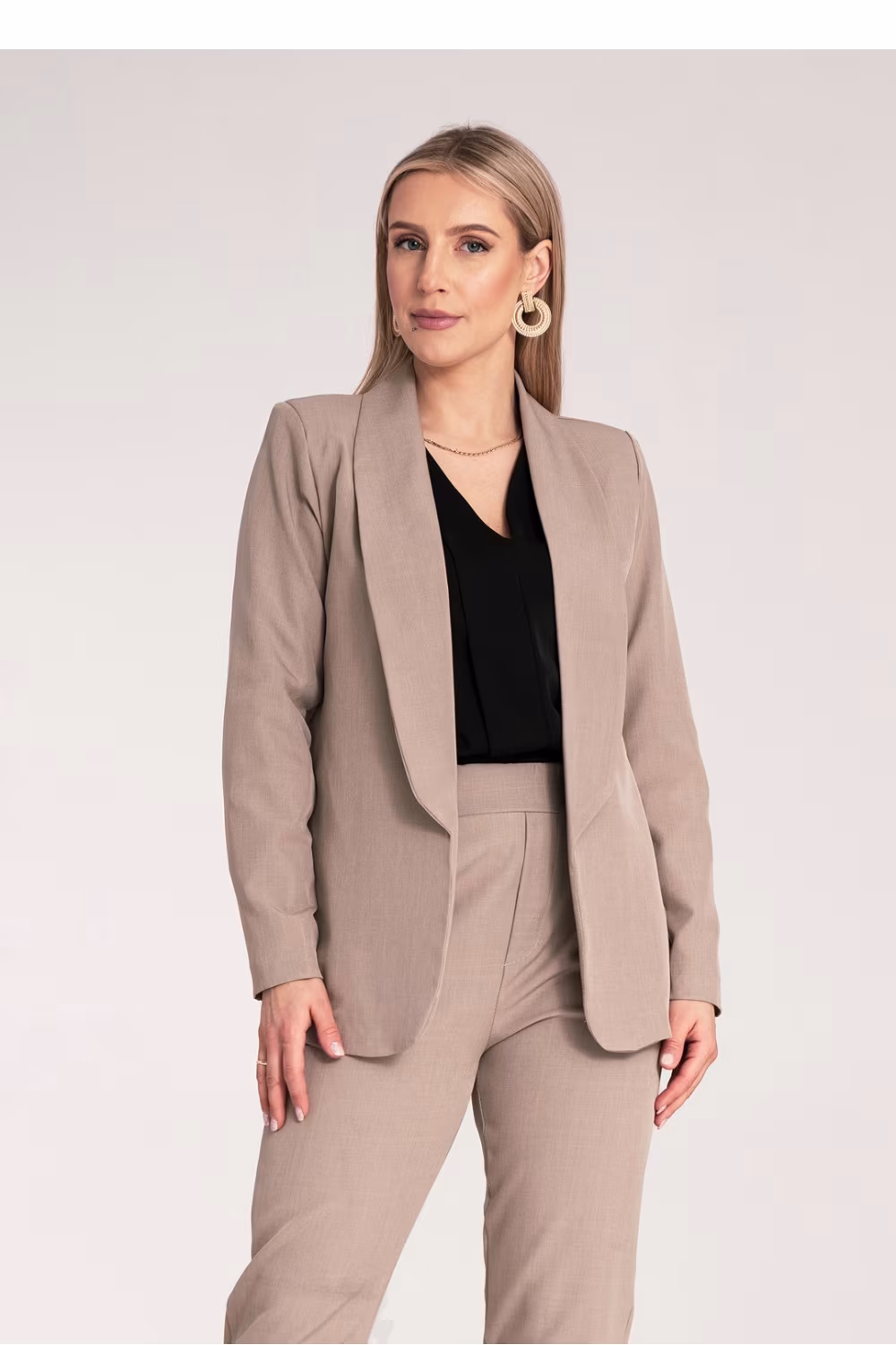 Żakiet Model M1175 Dark Beige - Figl