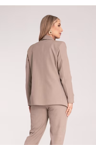 Żakiet Model M1175 Dark Beige - Figl — zdjęcie 3