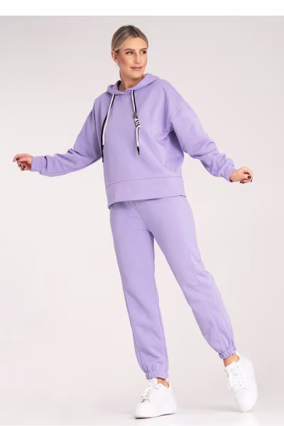 Spodnie Dres Model M1126 Violet - Figl — zdjęcie 2