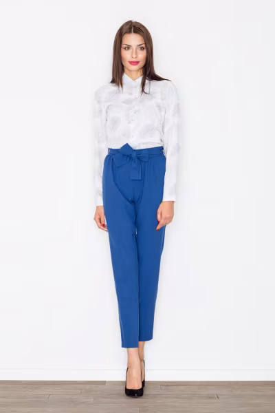 Spodnie Damskie Model M523 Navy - Figl — zdjęcie 2