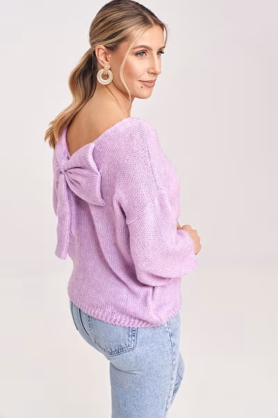 Sweter Damski Model M993 Violet - Figl — zdjęcie 2
