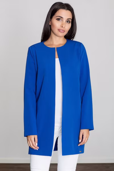 Płaszcz Damski Model M551 Blue - Figl — zdjęcie 1