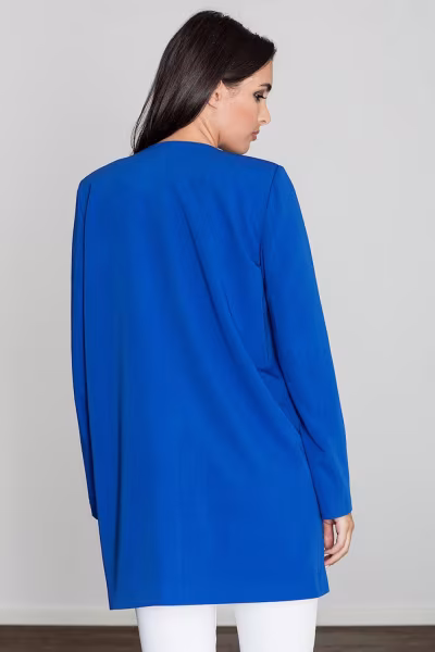 Płaszcz Damski Model M551 Blue - Figl — zdjęcie 2