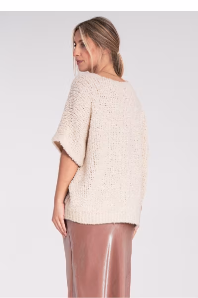 Sweter Damski Model M1109 Beige - Figl — zdjęcie 3